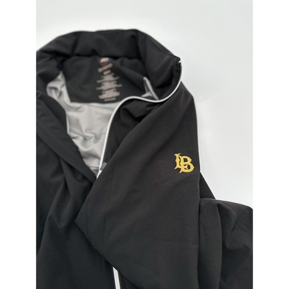 Travis Mathew Jacket Men's  Full Zip Wicking Stretch Golf Black Logo hoodi‎ M - Picture 6 of 13